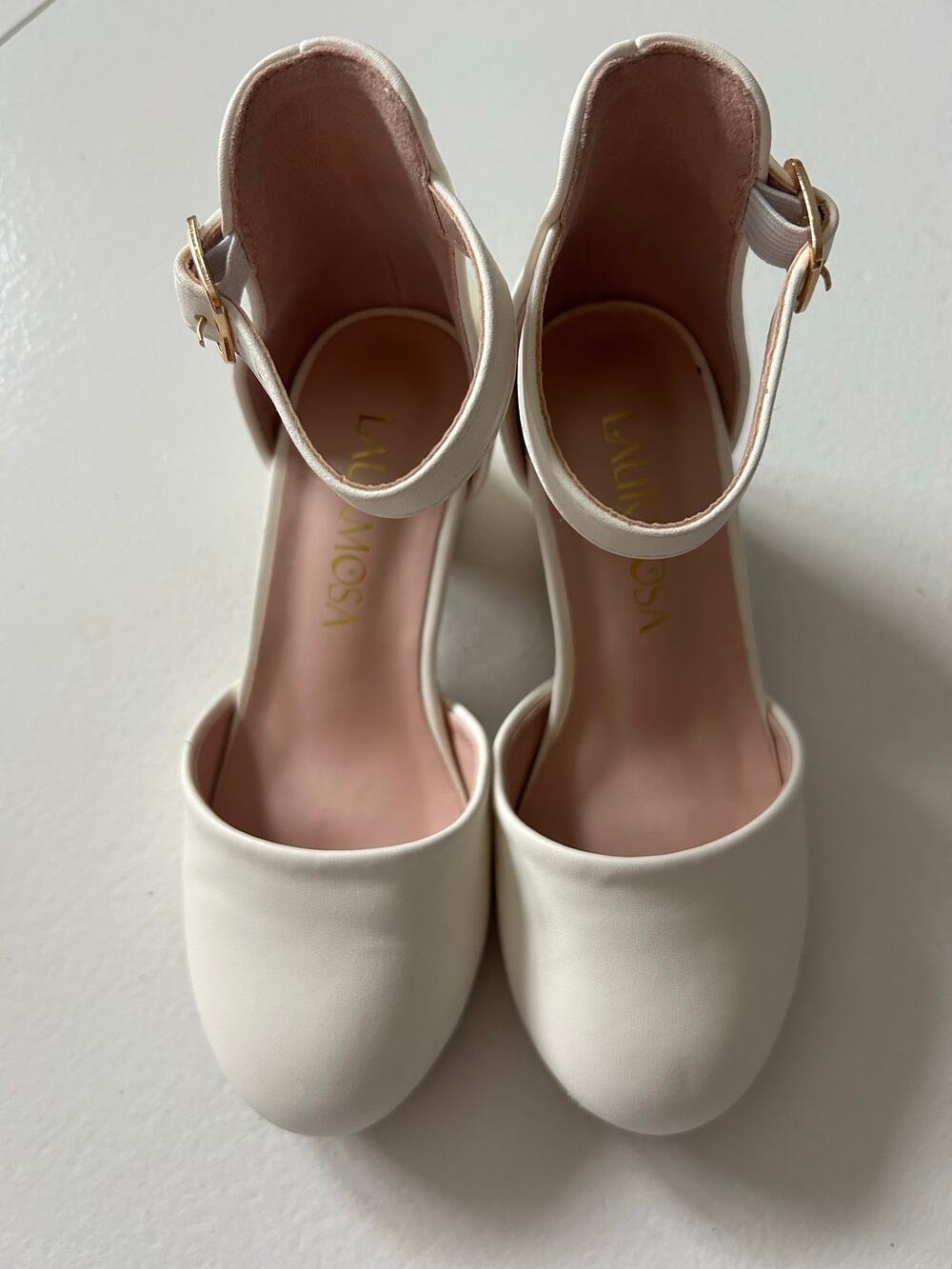 Laurmosa girls clothes, toed white dress shoe size 11